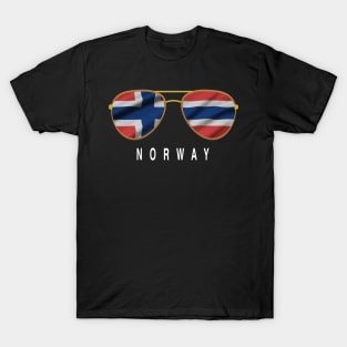 Norway Sunglasses, Norway Flag, Norway gift ,   Norwegian , T-Shirt